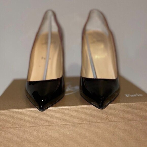 Christian Louboutin Hot Chick Patent Leather Degrade Pointed Pumps - Picture 5 of 7